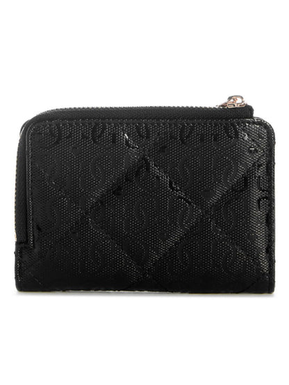 CARTERA GUESS LIBBY SLG ZIP AROUND CARD CASE MUJER NEGRO GG9912156-BLA