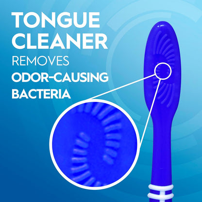 Oral-B cepillo para polvo de dientes de doble limpieza, suave, 6 unidades