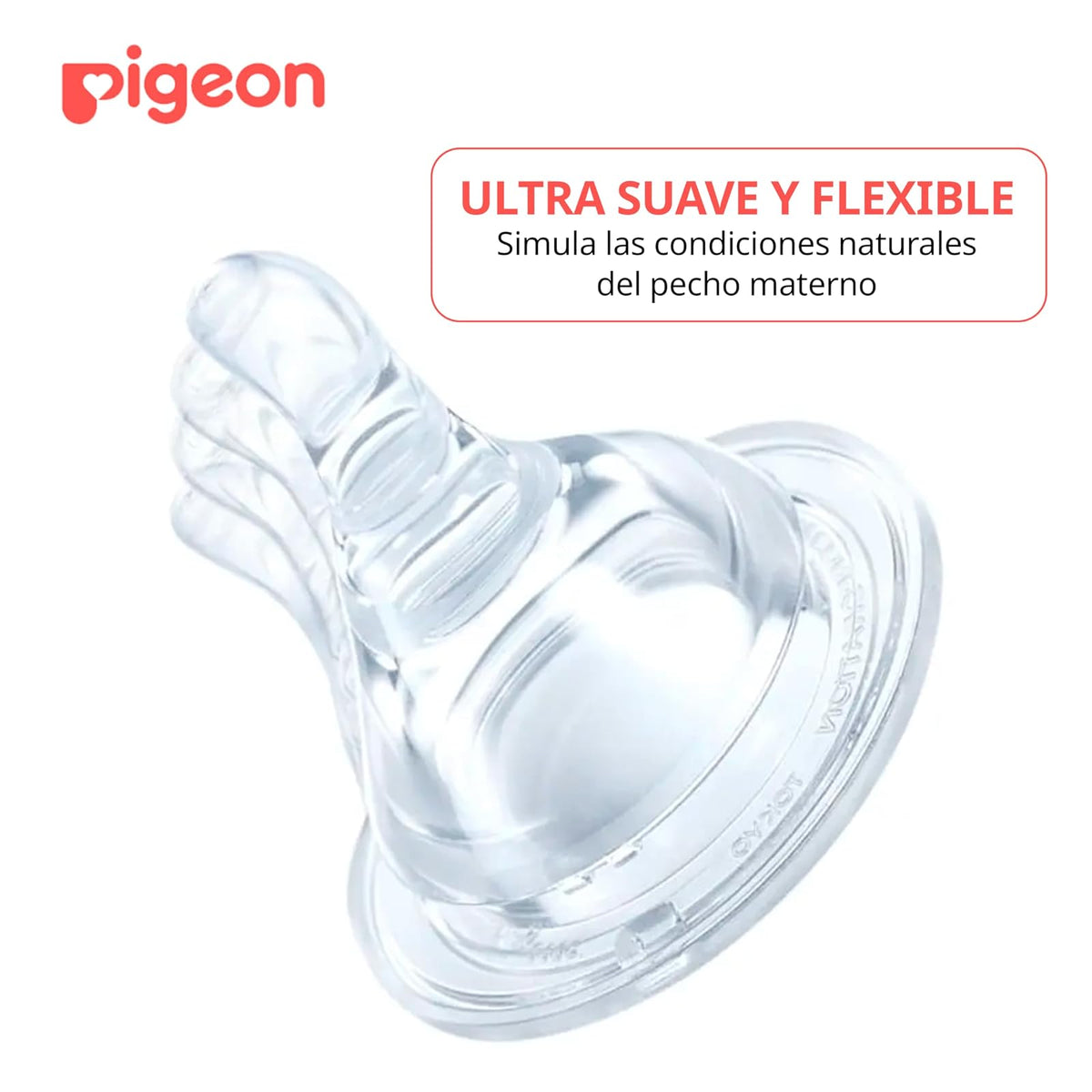 PIGEON | Biberones Recien Nacido Peristáltico | Biberones Anticolicos de Silicona Suave | Biberon Reduce Entrada de Aire - Superficie Mate para Agarre Seguro | Standard SofTouch para Bebé | 240 ml