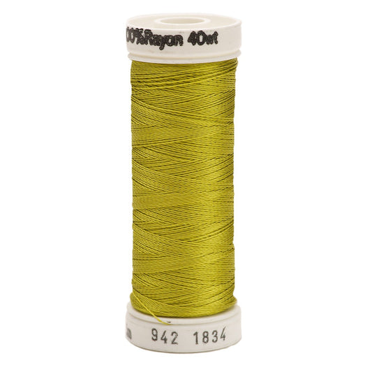 Sulky Of America Carretes de América 268d 40 W T 2-ply Rayon Hilo, 250 cuadradas, Sopa de chícharo