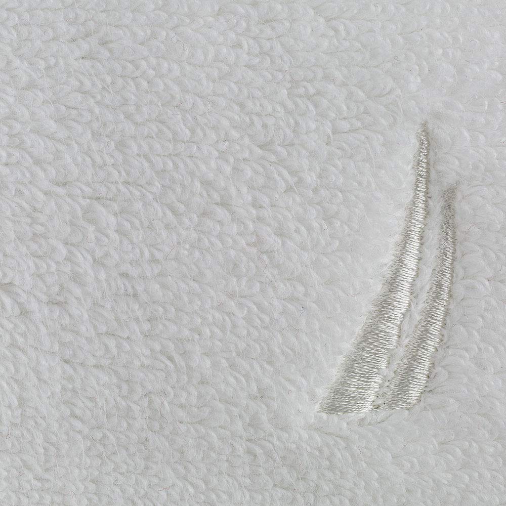 Nautica, Toalla Medio Baño 100% Algodón, Color Blanco, Montford.