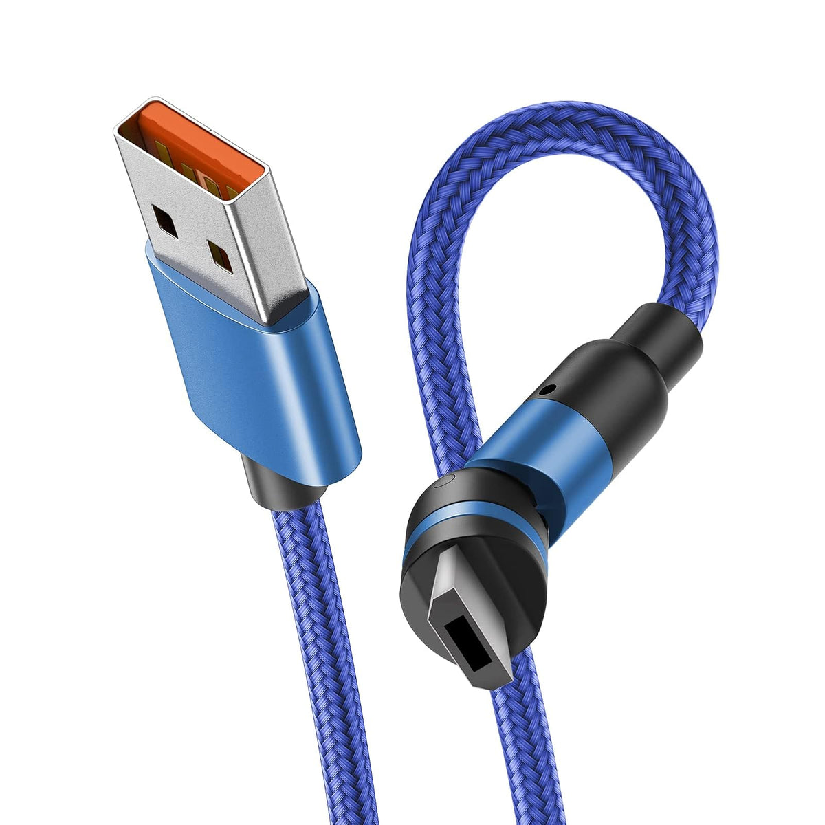 ORIbox - Cable micro USB para juegos, USB 2.0 A-macho a Micro B para Android y Windows, cable de carga USB Android para Samsung Galaxy S7 S6 S7 Edge S5, Note 5 4, LG, HTC, PS4, cámara, MP3