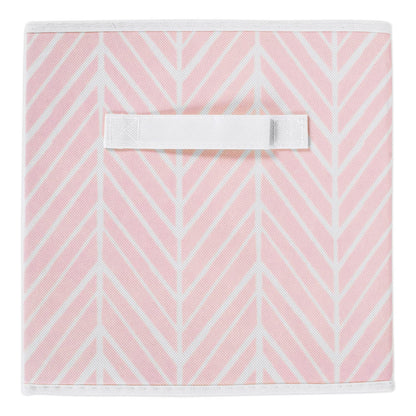 DII Home Essentials de Tela Plegables Recipientes, 11 X 27,94 cm X 27,94 cm, Juego de 2
