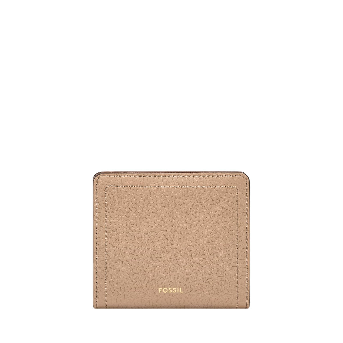 Cartera plegable Fossil Logan de piel en color blanco para mujer