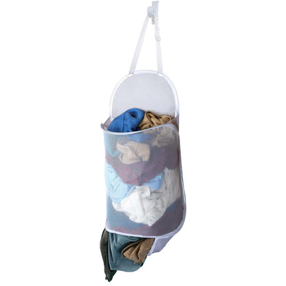 Pro-Mart 3519114 Dazz Deluxe Pop-Up Hamper, Over the Door, white - Blanco - Over the Door
