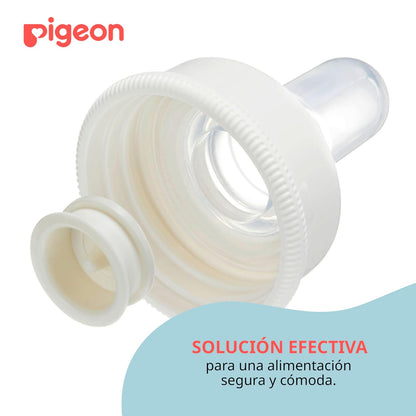 PIGEON Biberones Especiales para Niños con Labio Leporino y Paladar Hendido Cosas para Bebes Recien Nacidos - Articulos para Bebe Biberon con Succión Fácil - Liviano y Durable para Bebé