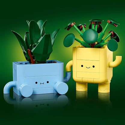 LEGO Plantas Felices - Juguetes de Construcción para Niñas y Niños, Años 9+ - Decoración para Escritorio, Recamara - 10349