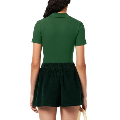 Lacoste L.12.D - Polo de algodón Acanalado para Mujer