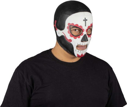 REV Máscara De Luchador Mexicano Penitente Para Adulto, Diseño Calavera Enmascarado De Lucha Libre, Ideal Para Halloween, Eventos Deportivos, Cosplay, Porras Y Partidos