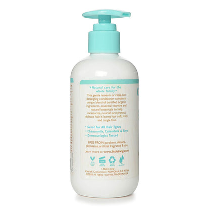 Little Twig All Natural, Hypoallergenic, Extra Mild Organic Baby Conditioning Detangler for Sensitive Skin, Unscented, 8.5 Fluid Oz