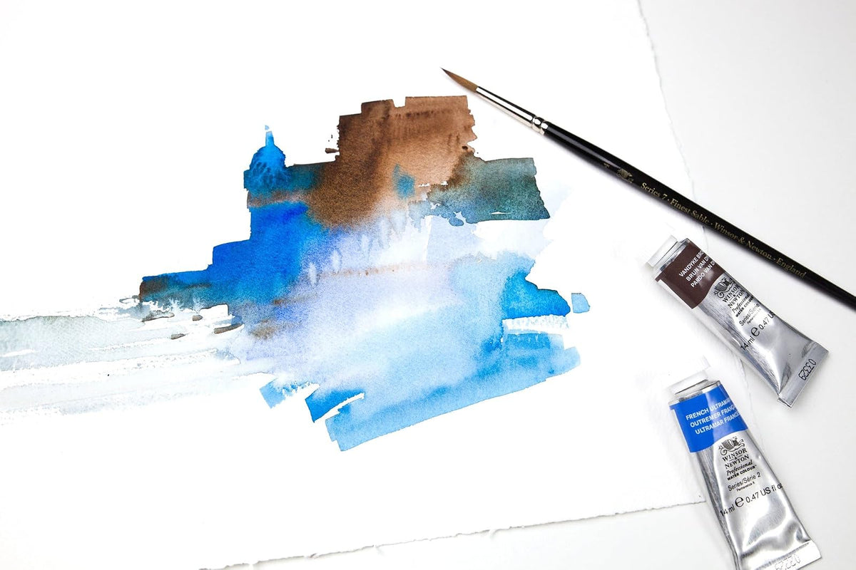 Winsor & Newton Bloque de Papel de Acuarela Prensado en Frío 12x16 Pulgadas 20 Hojas