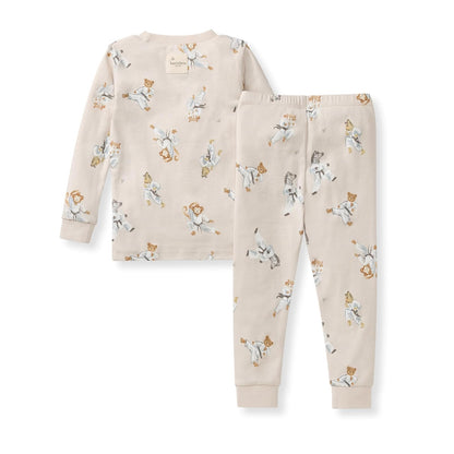 Burt's Bees Conjunto de Pijama de 2 Piezas, Playera y pantalón, 100% algodón orgánico Pantalones de Pijama para bebés y niños pequeños para bebés niños