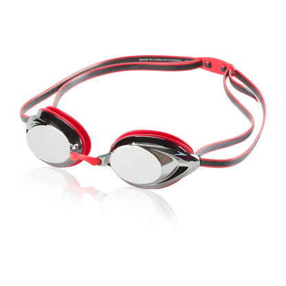 Speedo Vanquisher 2.0 Mirrored Swim Goggle, Traje De Baño Una Pieza Unisex Adulto, Rojo (Red), Talla Única