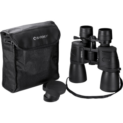 Barska AB10169 10-30x50 Gladiator Zoom Ruby Lens Porro BK-7 Prism , Black (Clam Pack)