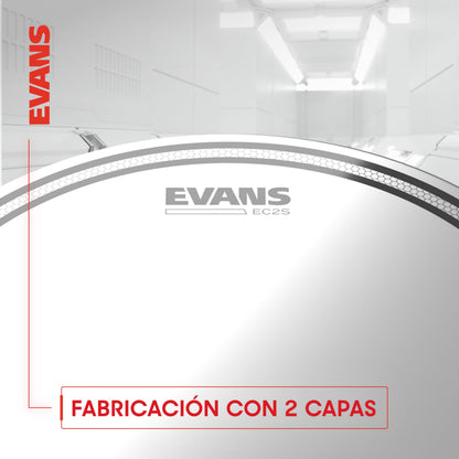 Evans ETP-EC2SCLR-F Parche Juego, 10-12-14 pulgadas