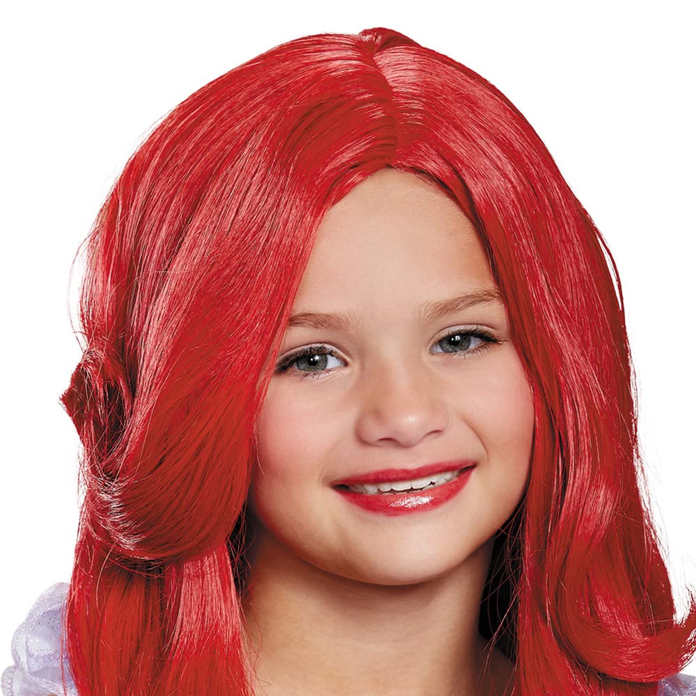 Accesorio Oficial Disney, Peluca de Ariel de la Sirenita, Unitalla Infantil