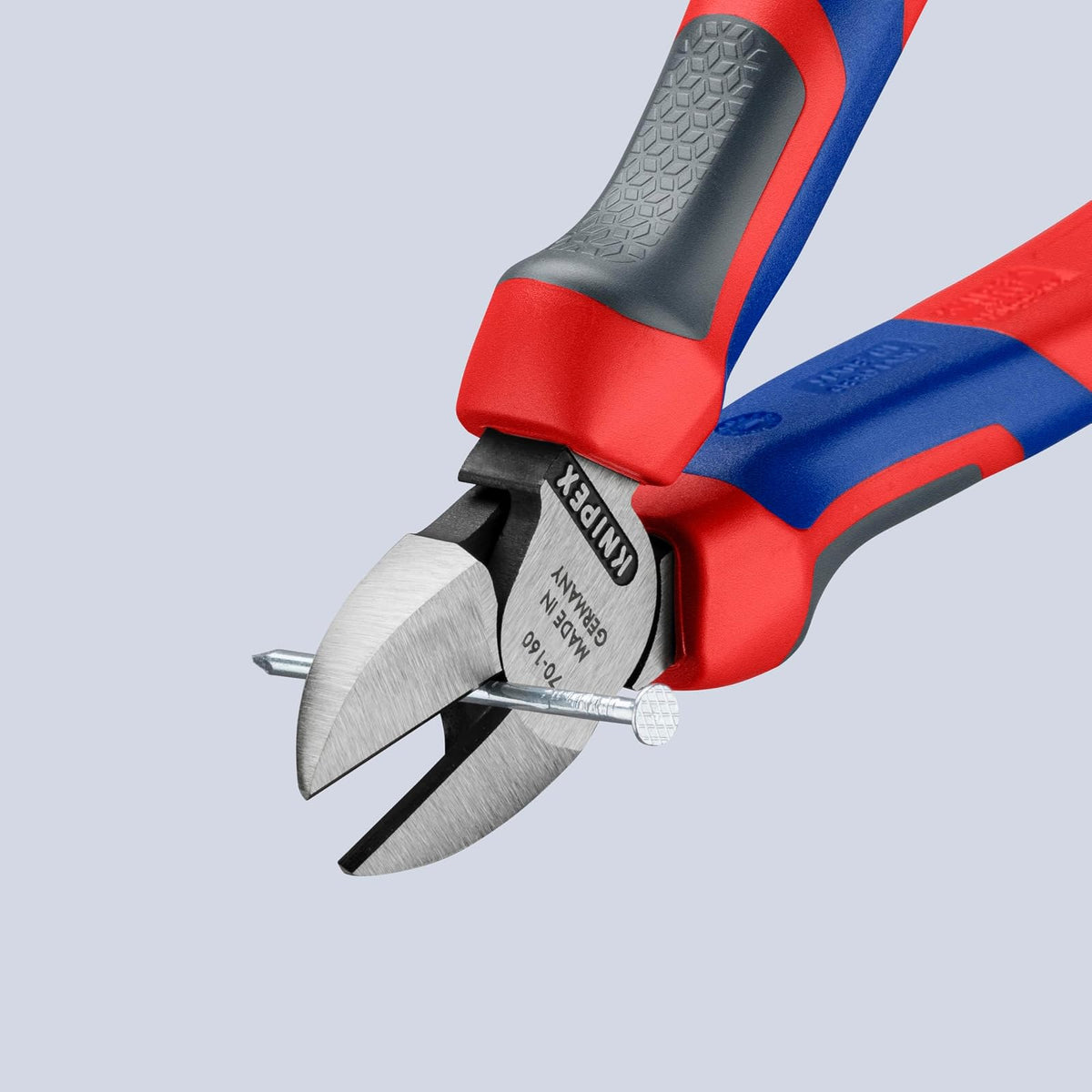 KNIPEX 70 02 160 Pinzas de corte diagonal acabado pavonado 160 mm