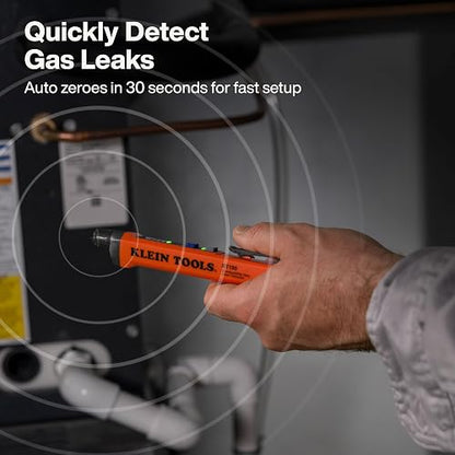 KLEIN TOOLS ET190 | Detector De Fugas De Gas | Alerta LED Y Sonora | Ligero | Detecta fugas de gas con alertas audibles y LED en un diseño ligero y fácil de manejar durante inspecciones.
