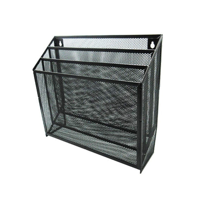 Clasificador Nextep Malla Metálica 3 Niveles Grande Caja Blanco-Negro