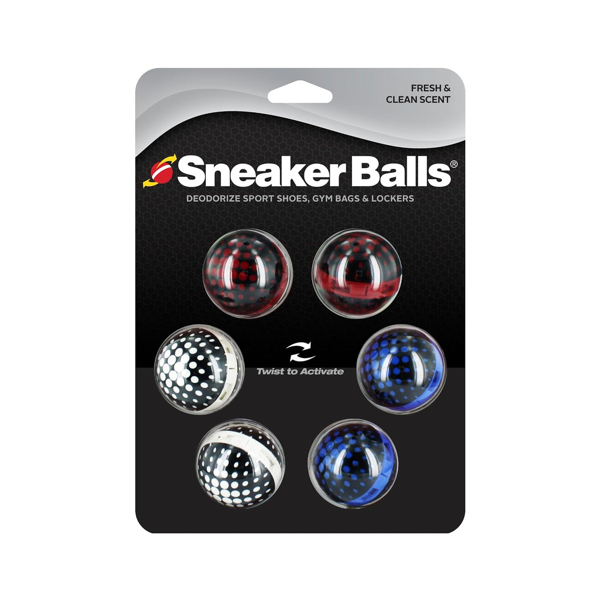 Sof Sole Pelotas Desodorantes para Zapatos, Paquete de 6 - Matrix - 6 Unidad (Paquete de 1)