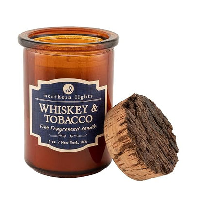 Northern Lights Candles 52601 - Vela en tarro con licor, whisky y tabaco, 147,32 ml