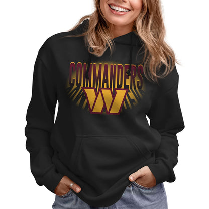 Junk Food Washington Commanders Team Spotlight - Sudadera con Capucha para Adultos Sudadera con Capucha Unisex Adulto