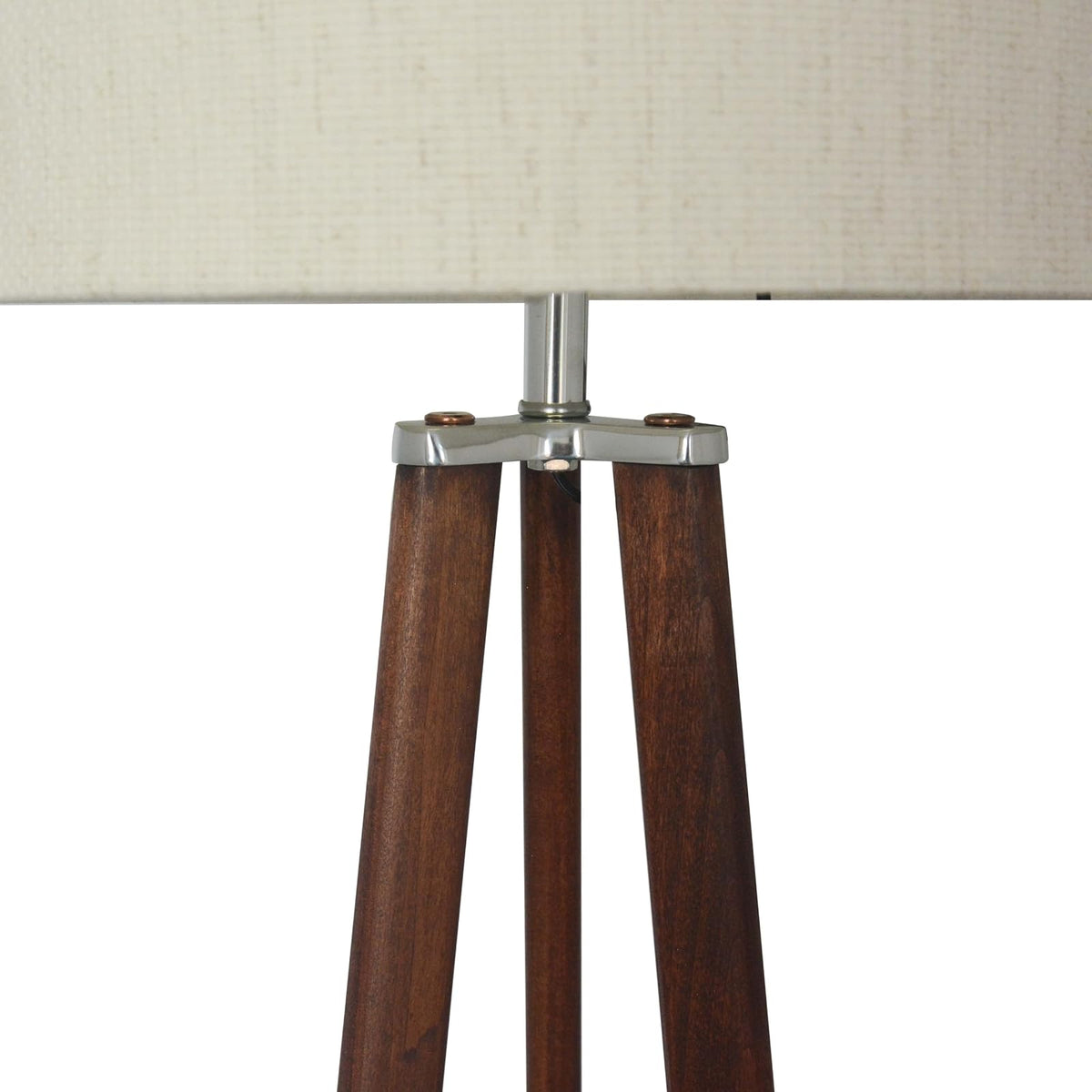 Luzerna CM-0254 Lámpara De Piso Benka, Color Poplar Nogal, 2 Unidades