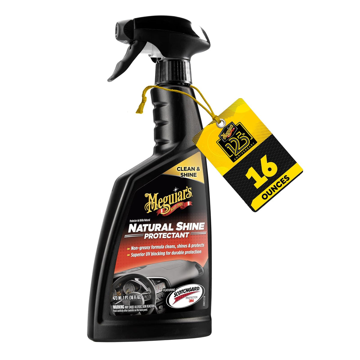 Meguiar's Protector de Brillo Natural G4116 + Detallador de Interiores - Protector de brillo natural