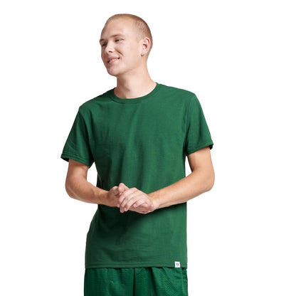 Russell Athletic Camiseta Dri-Power de Manga Corta para Hombre - 3XL - Verde oscuro