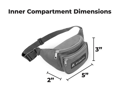 Everest Signature Waist Pack - Junior, Navy, Una talla, Riñonera Signature - Junior