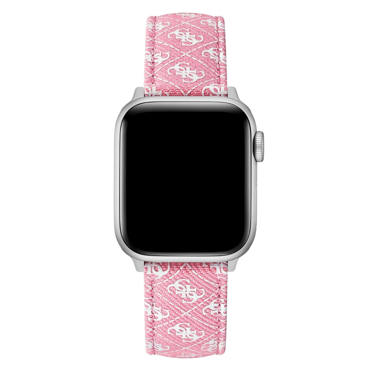 GUESS Correa de reloj inteligente para Dama compatible con Apple Watch (38MM-40MM) Rosa