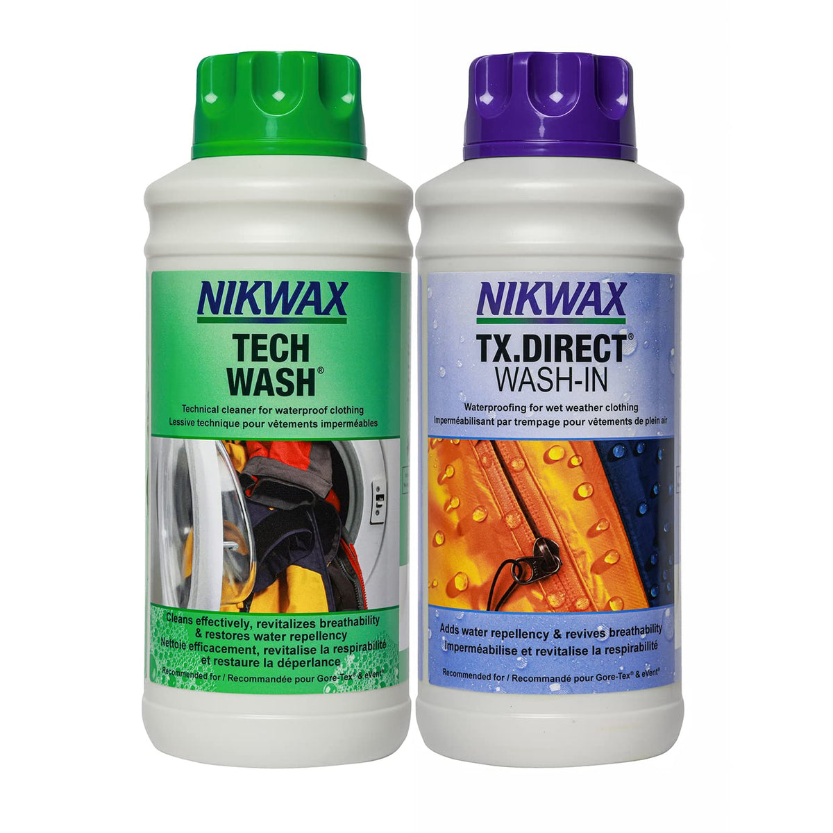 Nikwax Dúo-Pack de Limpieza e impermeabilización Hardshell