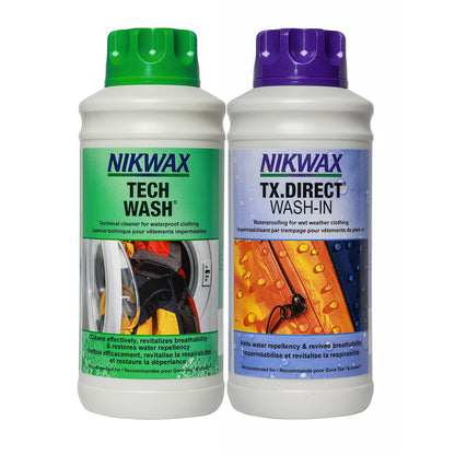 Nikwax Dúo-Pack de Limpieza e impermeabilización Hardshell