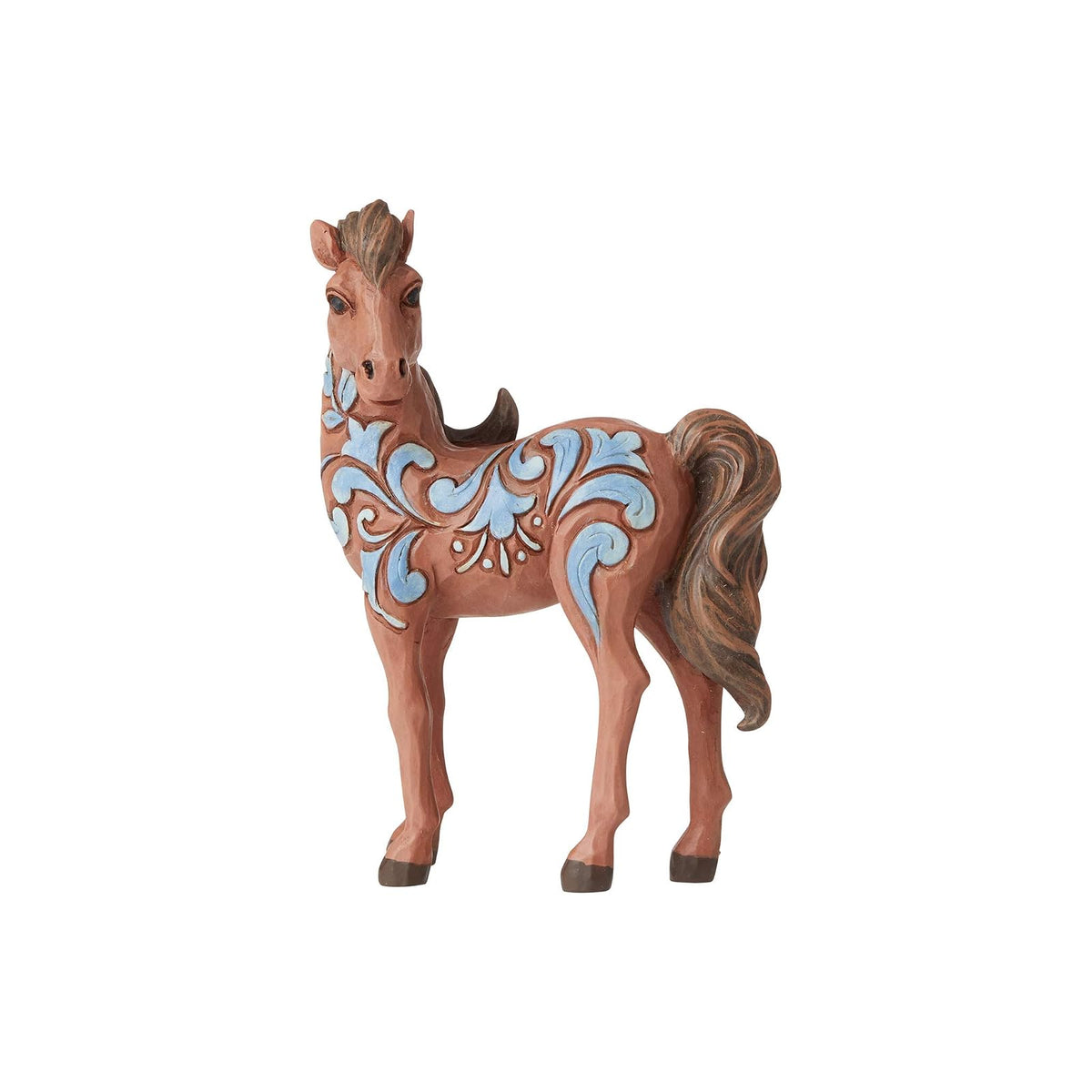 Enesco Jim Shore Heartwood Creek Pony Figura en Miniatura, 10 cm, Multicolor