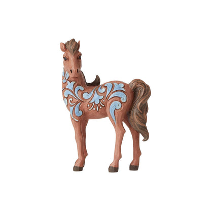 Enesco Jim Shore Heartwood Creek Pony Figura en Miniatura, 10 cm, Multicolor