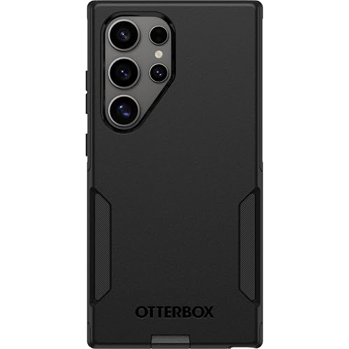 OtterBox - Funda para Samsung Galaxy S24 Ultra Commuter Series, Color Negro, Delgado y Resistente, con protección para el Bolsillo, con Puerto