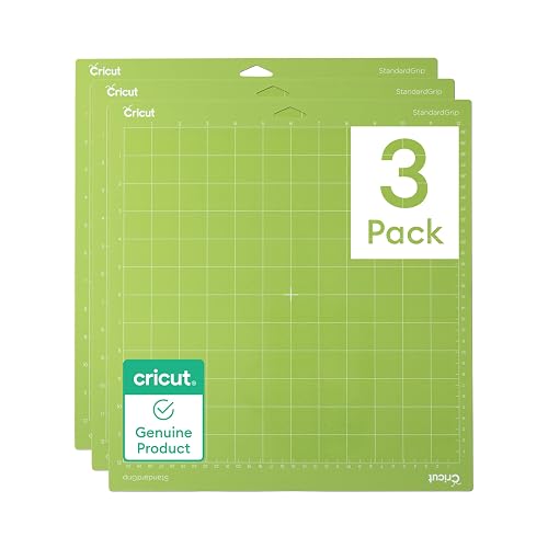 Cricut | Tapete de Corte de Agarre Estándar | 30.4 cm x 30.4 cm | 3 Unidades