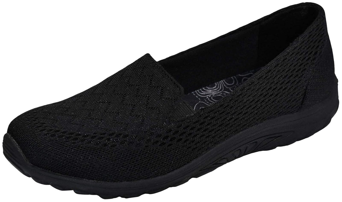 Skechers Reggae Fest Willows para Mujer - Zapato Casual - 22.5 cm - Negro