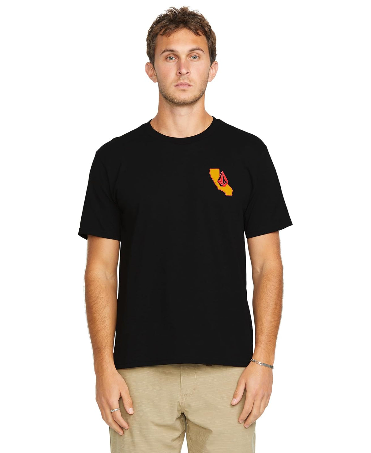 Volcom California Dreaming - Playera de Manga Corta para Hombre