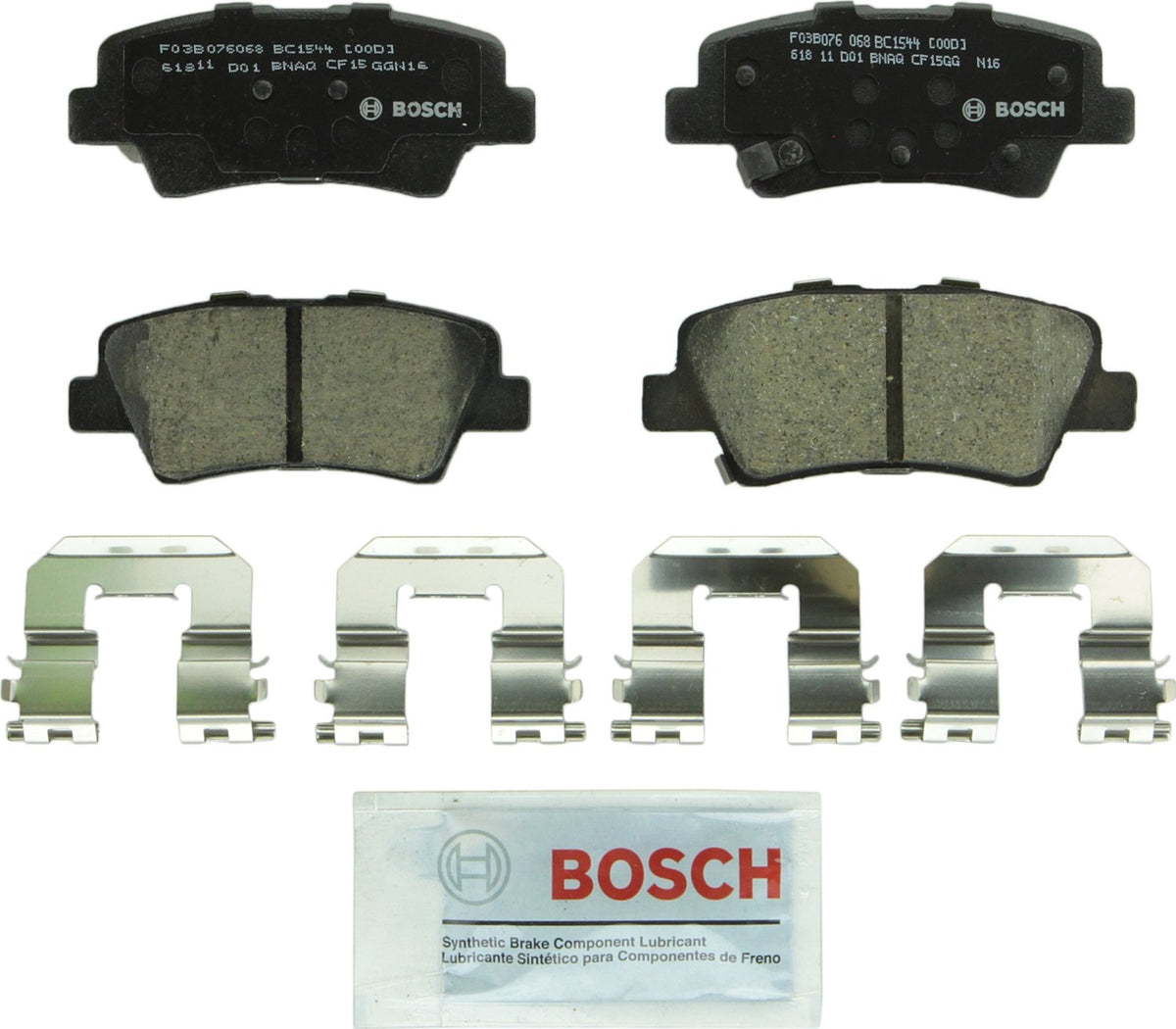 Bosch QuietCast Premium Pastillas de Freno Cerámicas - Posterior - 1544 - 1500-1599