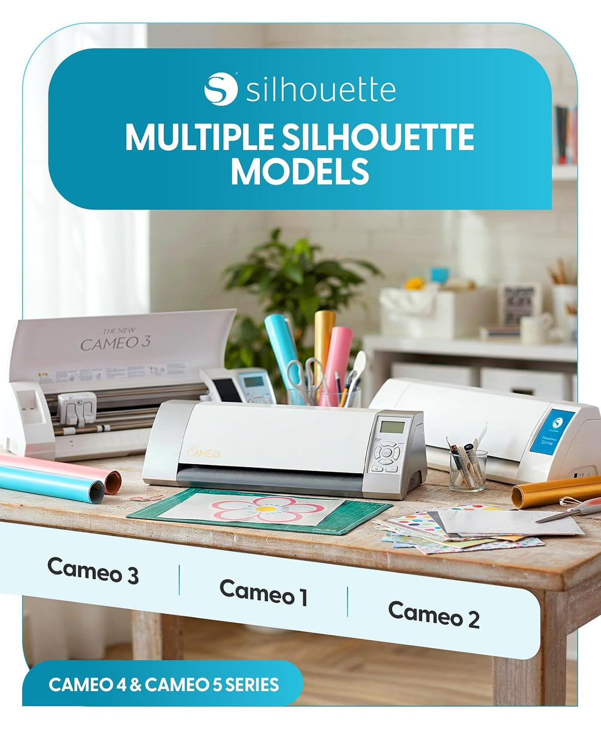 Silhouette - Tapete de corte de repuesto CUT-MAT-12-3T Cameo