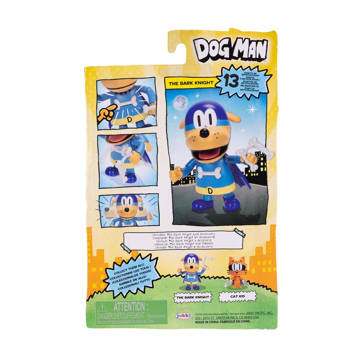 Jakks Pacific Figura de 5" de Dog Man - Bark Night