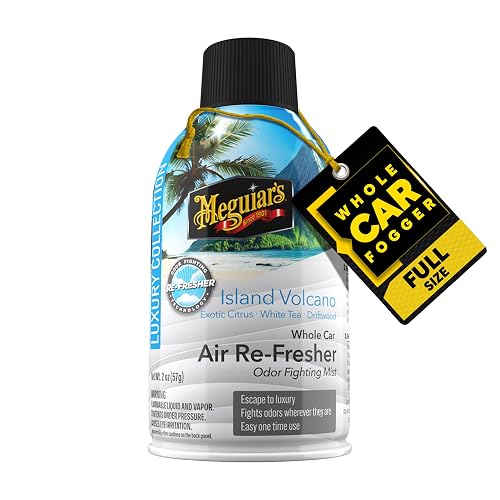 Meguiar's, Ambientador para Automóvil y Eliminador de Olores, Aroma a Volcán Isleño, G262502, 57gr.