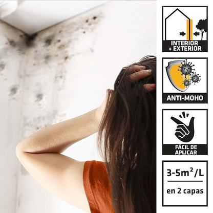 SIKA Zero Salitre, PET 5 L, Impermeabilizante para muros con humedad en interior Color Blanco + Seal 113 Universal – Cartucho 270 ML - Sellador de Uso General Tecnología Híbrida CET,Color Transparente