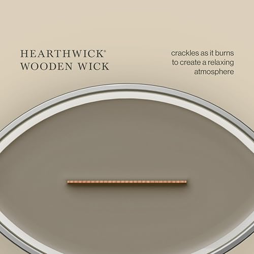 WoodWick 76378 Sand and Driftwood HearthWick Candle, Grey by Woodwick