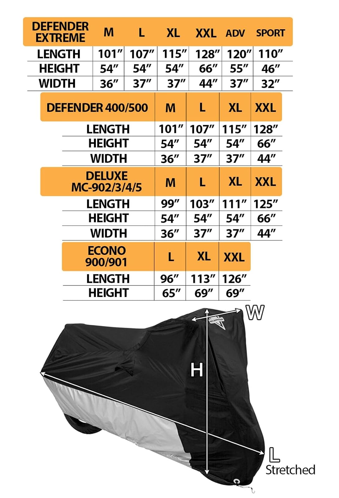 Nelson Rigg Defender Extreme - Funda para Motocicleta, Talla 2XL