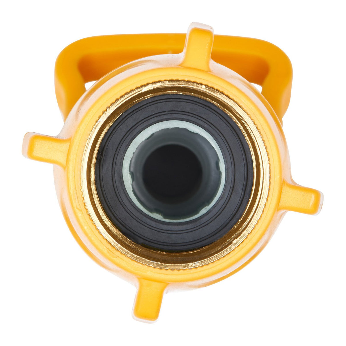 Melnor Juego de Conectores de Válvula 65171AMZ | Amarillo, negro, gris, 1 unidad, válvula de alto volumen, palanca vertical