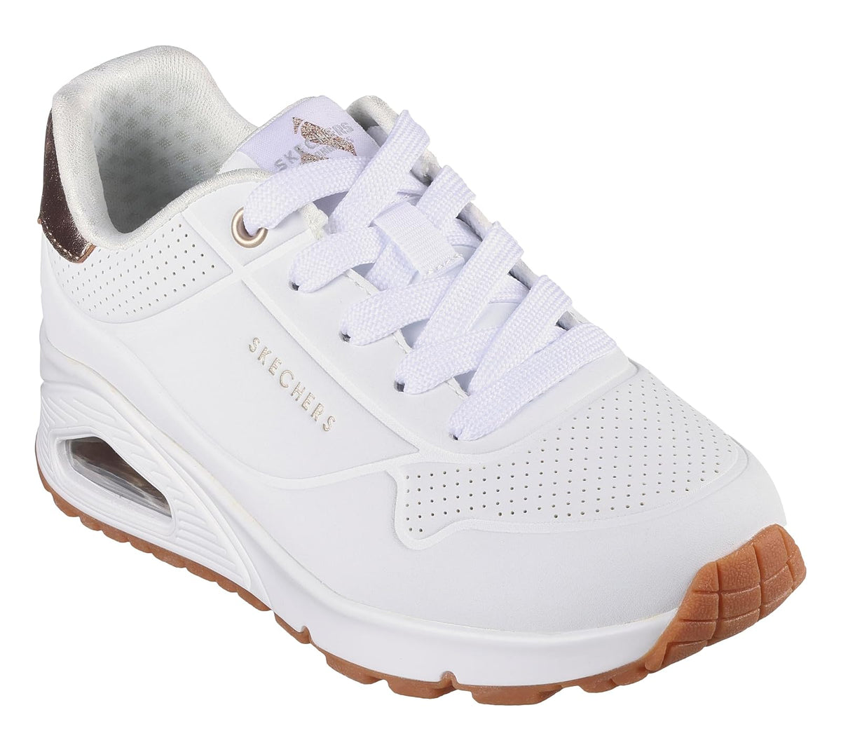 Skechers Uno Gen1 Color Surge Tenis para Niña - 21.0 cm - Blanco