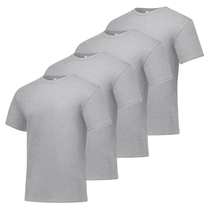 Hanes ComfortSoft Playera de Manga Corta para Hombre, Paquete de 4 - Acero ligero, paquete de 4 - XL