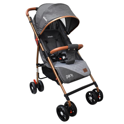 INFANTI | Carriola Para Bebe Modelo PARK | Ideal Para Bebes De 6 Meses En Adelante | Ligera Y De Facil Plegado | Color Gris